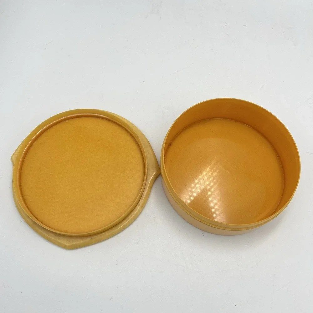 2 Vintage Lady Hamilton Colonial Celluloid Vanity Boxes Trinket Jewelry‎ Case